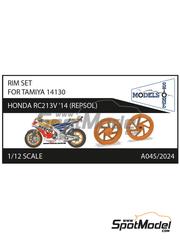 Top Studio MD29016: Detail up set 1/12 scale - Honda RC213V